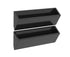 A Fine-Texture Black Acute Wall Planter Aluminum Planter