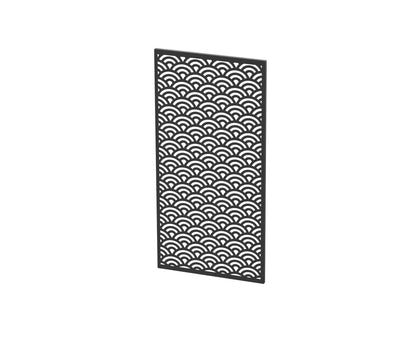 The Flower of Life Textured Silver Vein Decorative Panel